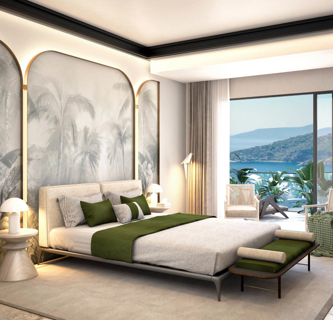 The Noor Konaklama Rezidans Panorama Superior Hizmetler D