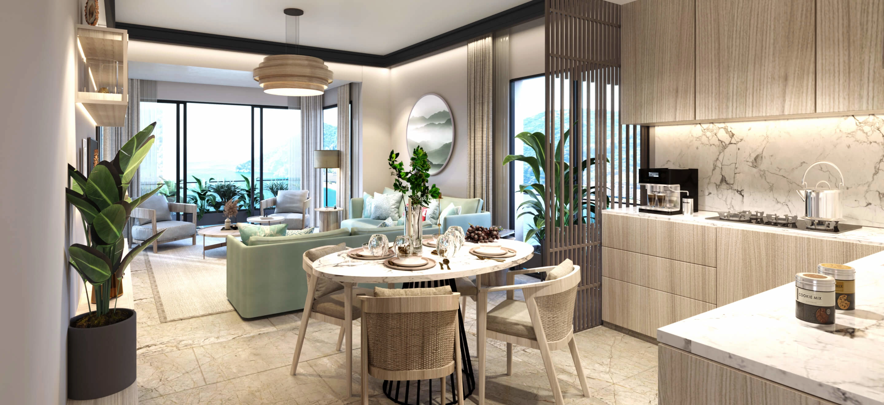 The Noor Konaklama Rezidans Panorama Corner Banner D1