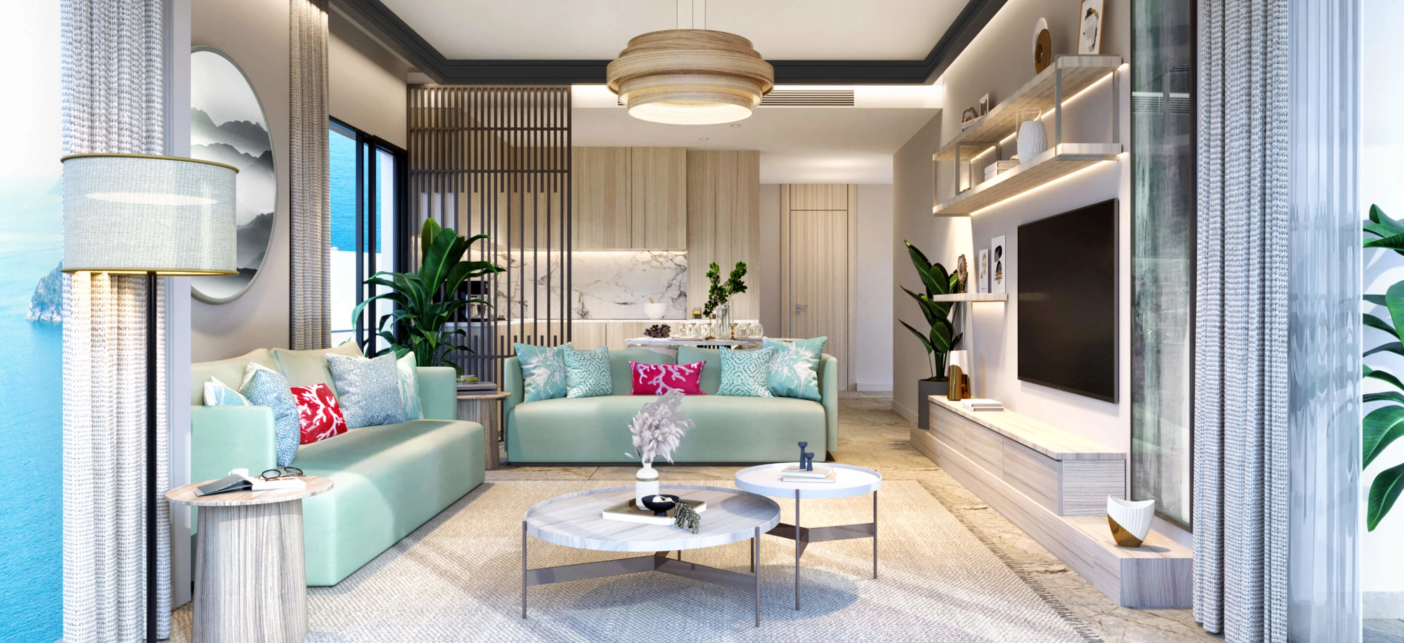 The Noor Konaklama Rezidans Panorama Corner Banner D