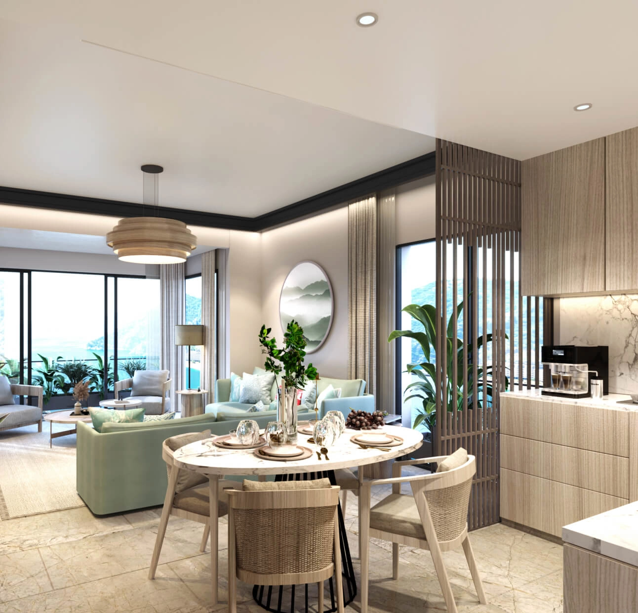 The Noor Konaklama Rezidans Panorama Corner Hizmetler D